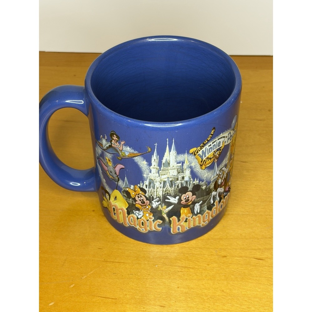 Disney Coffee Cup Theme Parks Mug 3D Magic Kingdom Winnie the Pooh Mickey Minnie